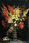 Jacques Emile Blanche Gladioli painting